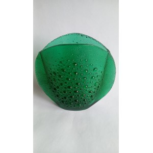 ASTEROID wazon szkło J.S. Drost HSG Ząbkowice ok. 1975 r.