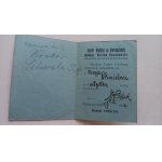 ARTIST ID Card, Teatr Polski Katowice, 1924 /m.