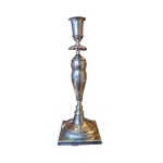 Silver candlestick by Johann Raths, Gdańsk (Danzig), ca. 1830. A RARE FIND!!