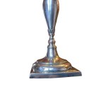 Silver candlestick by Johann Raths, Gdańsk (Danzig), ca. 1830. A RARE FIND!!