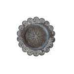 Silver filigree basket-shaped platter from Imperial Russia, ca. 1870