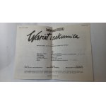 Wariat i zakonnica Stanisław Ignacy Witkiewicz Teatr STU program 1986 r.
