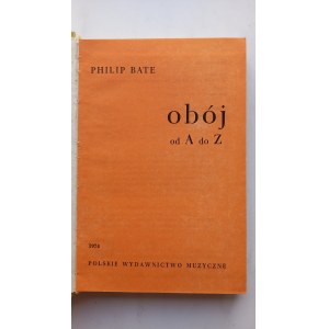 Die Oboe von A bis Z – Philip Bate /m.