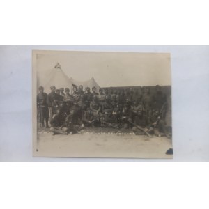 Oddział żołnierzy pluton na morzem 1927 r.