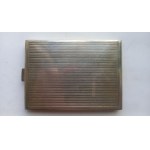 Second Polish Republic cigarette case, silver, size 3, Poland, ca. 1930 /m.