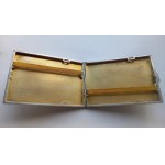 Second Polish Republic cigarette case, silver, size 3, Poland, ca. 1930 /m.