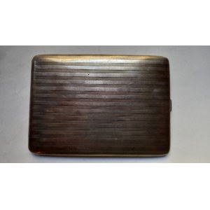 Silver cigarette case, early 20th century