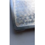 Second Polish Republic powder compact, silver, size 2, Semiatycz, Poland, ca. 1930 /m.