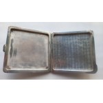 Second Polish Republic powder compact, silver, size 2, Semiatycz, Poland, ca. 1930 /m.