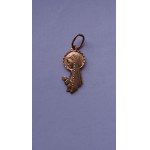 Our Lady Medallion, Gold, Poland, Second Half of the 20th Century