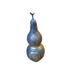 Double Feng Shui gourd, brown, China, 18th century