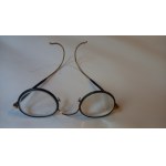 Old gold-plated glasses + temples, ca. 1920