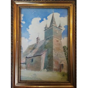 Pravoslávny kostol v Orawke, R. Wrona, 1929