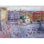 Kraków Main Square and St. Adalbert’s Church by Marcin Hab