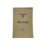 AHNENPASS - Ancestral passport of Aryan roots, Germany