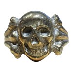 Germany brass Totenkopf ring #2