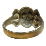 Germany brass Totenkopf ring #2