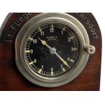 Germany on-board (cockpit) clock from World War II, brand Kienzle
