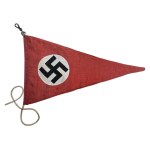 Germany NSDAP Flag Car Pennant