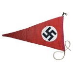 Germany NSDAP Flag Car Pennant