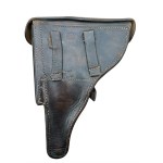 P08 LUGER holster marked E.G. LEUNER - DAUTZEN dated 1938, Germany