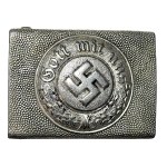 Germany Police aluminum belt buckle marked WLD