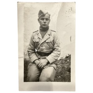 Portrait of Luftwaffe Gefreiter - postcard format, Germany