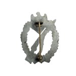 Germany Infantry Assault Badge in Silver, Manufacturer: Wiedmann