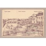RAWA Ruska. Market Square with the Town Hall.