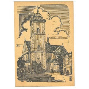 Rzeszów. Pfarrkirche, 1944.