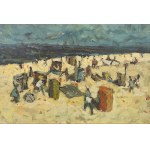 Henryk W. PAPIERNIAK (1934–1996), On a Baltic Beach, ca. 1975