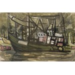 Henryk W. PAPIERNIAK (1934–1996), At the Fishing Port, ca. 1970