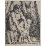 Jan WOJNARSKI (1879–1937), *Woman Washing Her Feet*, 1928