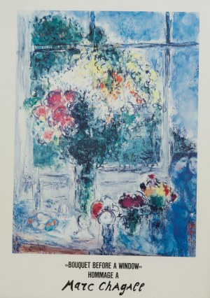 Marc CHAGALL (1887-1985), Bukiet przed oknem