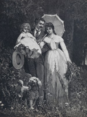Michał Elwiro ANDRIOLLI (1836-1893), Sielanka, 1877