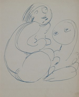 Stefan MROŻEWSKI (189 -1975), Impresja erotyczna, 1957