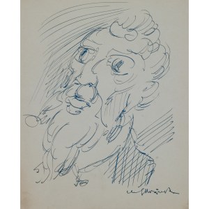 Stefan MROŻEWSKI (189-1975), Ritratto, 1957 circa