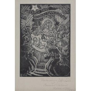 Stefan MROŻEWSKI (189–1975), Merry Christmas, 1948