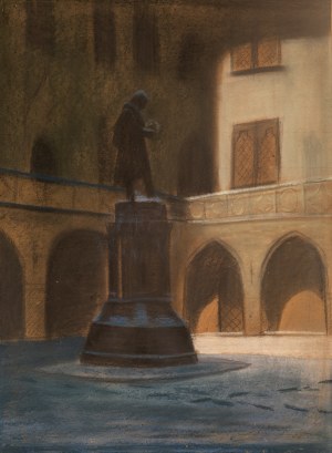 Konstanty MACKIEWICZ (1894-1985) - według, Dziedziniec Collegium Maius w Krakowie, 1919