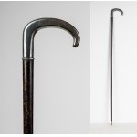 French or Austrian workshop, early 20th century; attributed Art Deco walking cane, ca. 1925