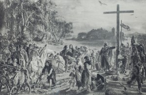 Jan MATEJKO (1838-1893), Zaprowadzenie chrześcijaństwa w Polsce, 1889