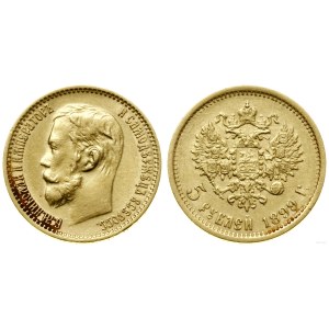 Russia, 5 rubli, 1899 ФЗ, San Pietroburgo