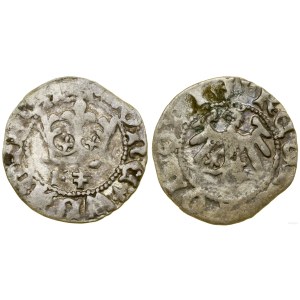Pologne, demi-grosz de la couronne (1412-1414), Cracovie