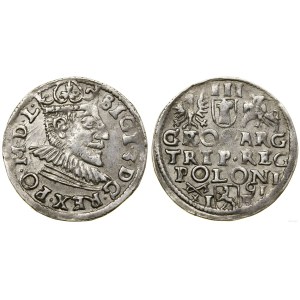 Polska, trojak, 1591, Poznań