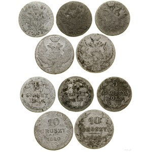 Poland, set of 5 coins, Warsaw