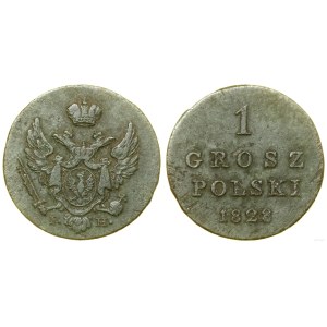 Poland, 1 grosz, 1828 FH, Warsaw