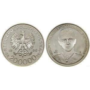 Poland, 200,000 zlotys, 1990, Warsaw