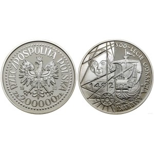 Polska, 200.000 złotych, 1992, Warszawa