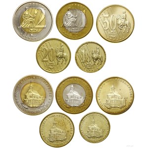 Poland, designs for 8 ESSAI Polish Euro coins, 2003