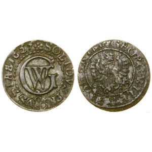 Prussia del Principato (1525-1657), scellino, 1627, Königsberg